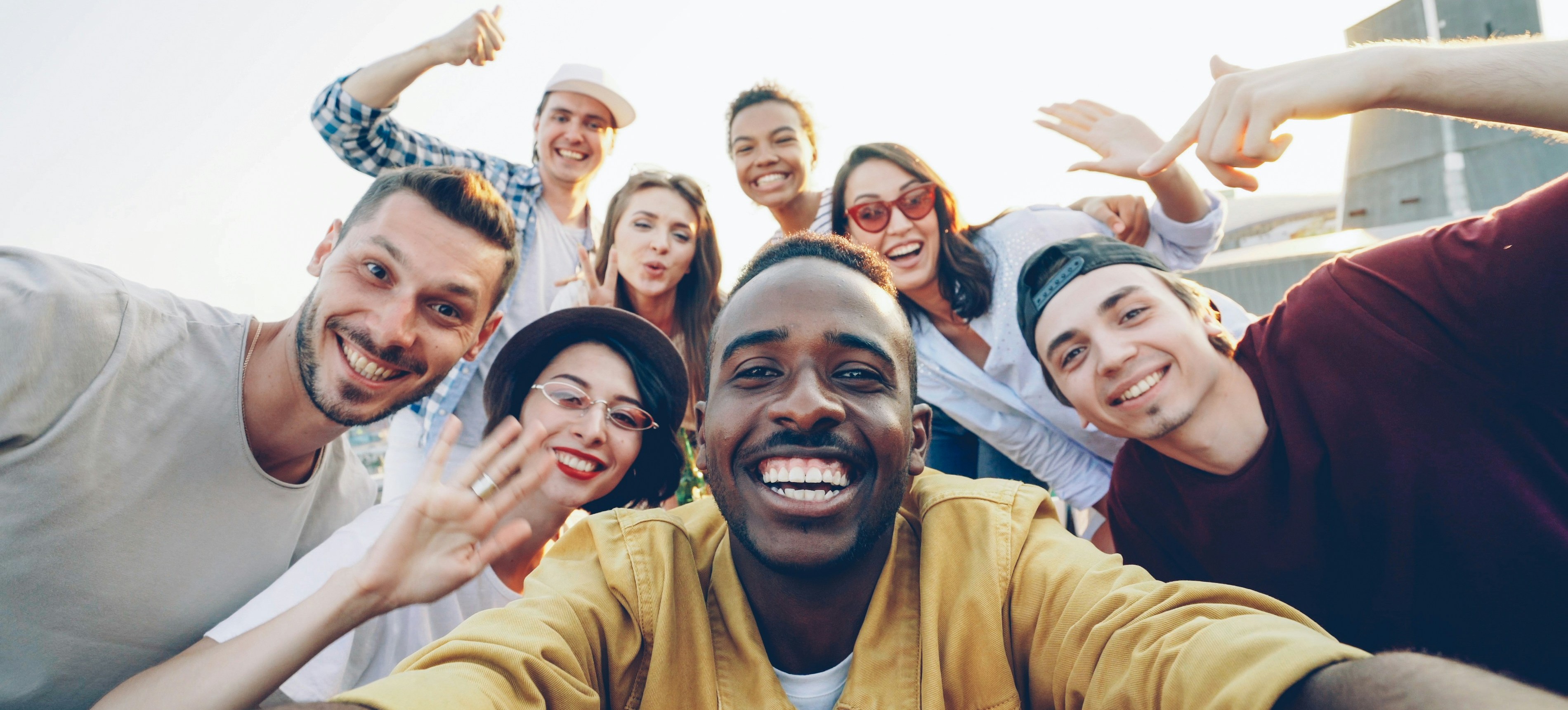Happy family at home in Okemos, MI
